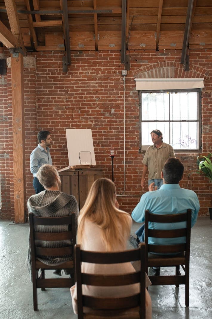 Teacher Teaching Adult Education