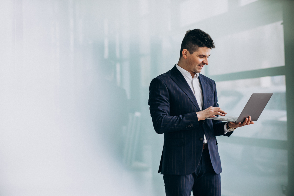 Confident executive professional